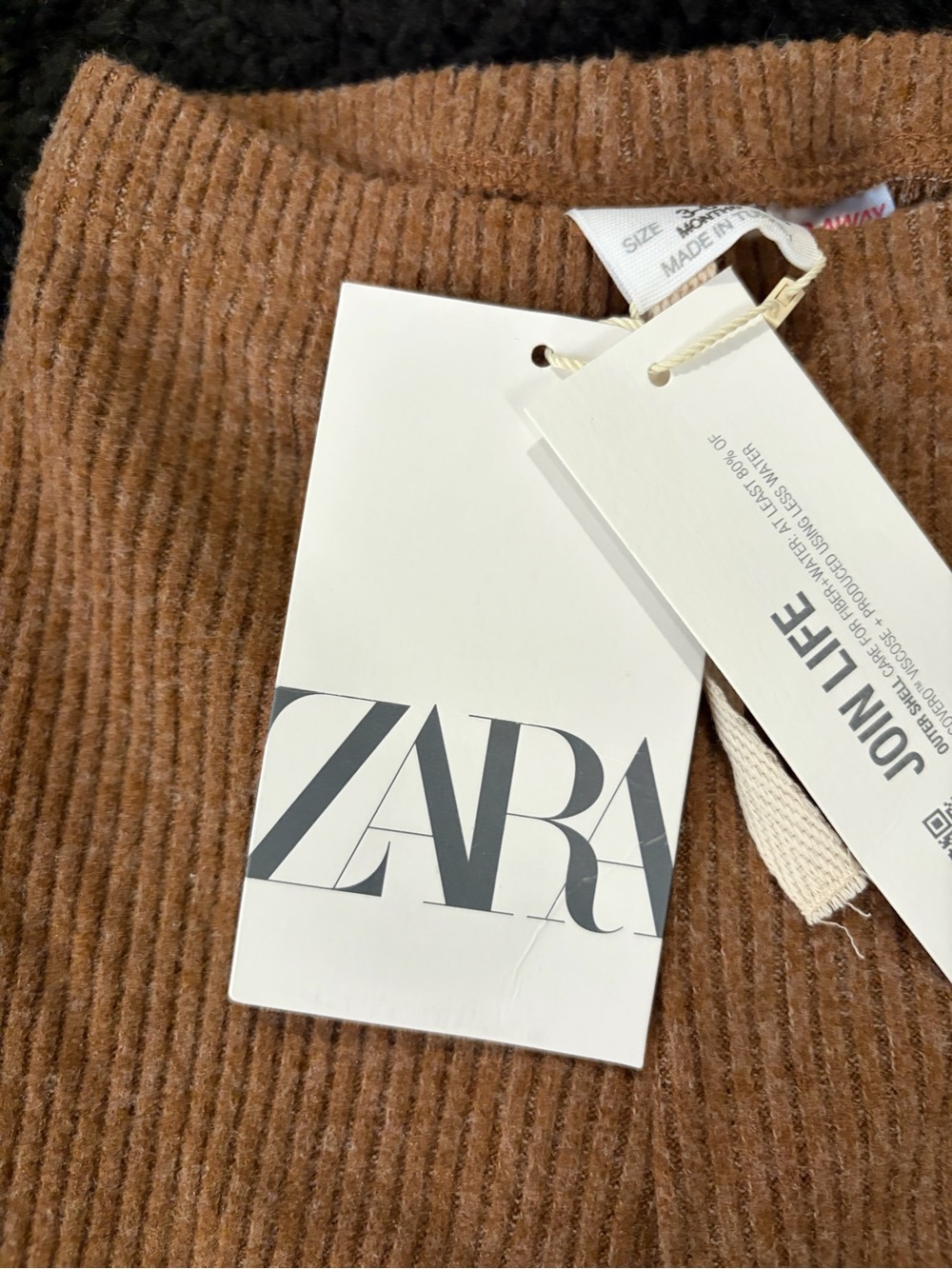 NWT - Baby girl ZARA ribbed pants